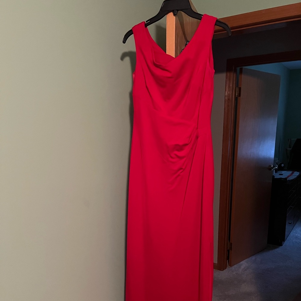 Ralph Lauren formal red gown